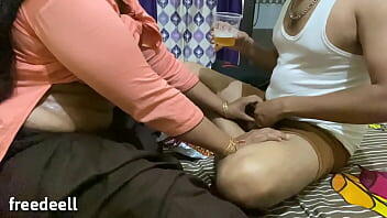 Indian chubby step Mother enjoy with